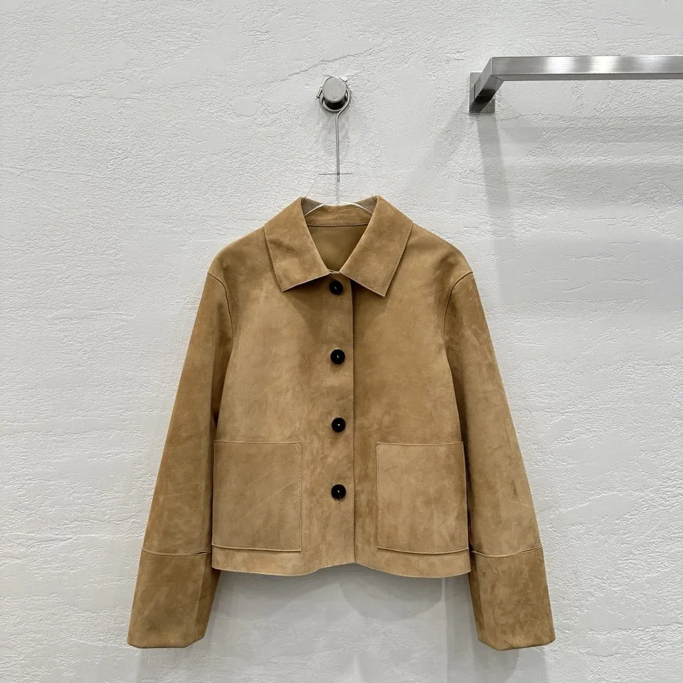 80's- suède leather pattern work jacket Vintage 1980s Astro Sportswear Leather Varsity Hockey Jacket
