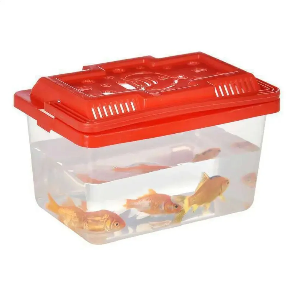 Portable Transparent Goldfish Tank Plastic Aquarium For Fish Turtles ...