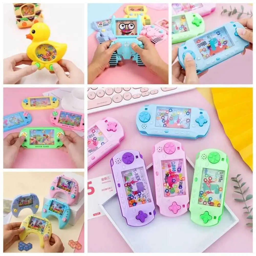 Juego De Anillos De Agua Portátil, Juguete Retro Sin Pilas Para Niños, Coordinación Mano-Ojo, Ideal Para Viajes Y Fiestas