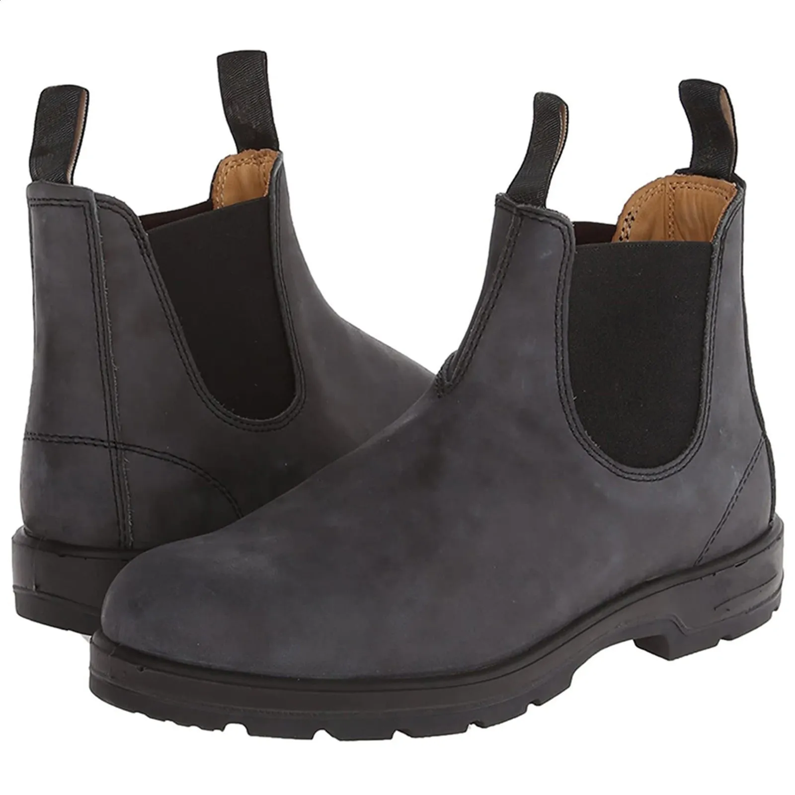 Bottines homme en daim doublées pour l'hiver et la marche_voghion.com
