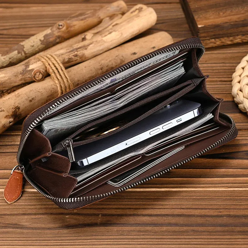 DHgate.com:Genuine Leather Long Wallet for Men - Crazy Horse DHgate.com:Genuine Leather Long Wallet for Men - Crazy Horse