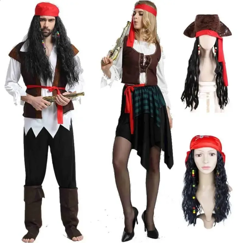 Men's Caribbean Pirate Costume – Complete Buccaneer Outfit For Halloween & Fancy Dress