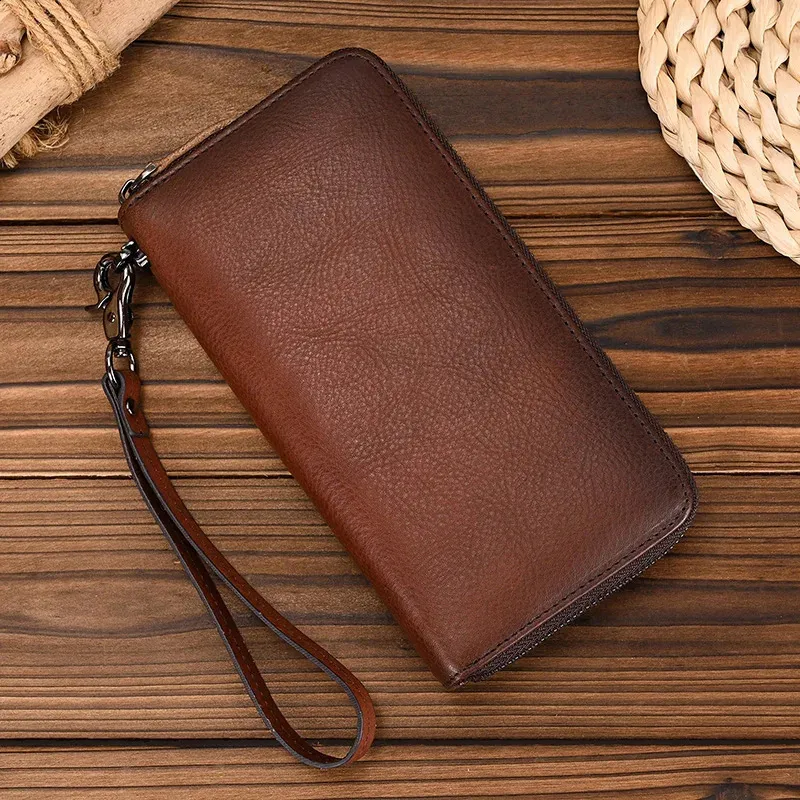 DHgate.com:Genuine Leather Long Wallet for Men - Crazy Horse DHgate.com:Genuine Leather Long Wallet for Men - Crazy Horse