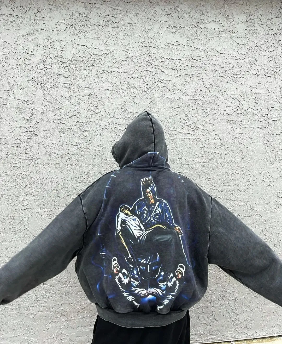 DHgate.com:Oversized Harajuku Zip-Up Hoodie - Streetwear DHgate.com:Oversized Harajuku Zip-Up Hoodie - Streetwear
