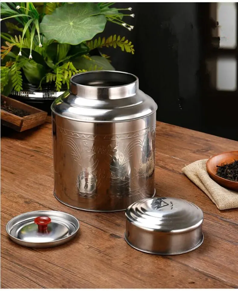 Tea Container Cup Portable Stainless Steel Tea Cups Set Box For Boys Small Sealed ...