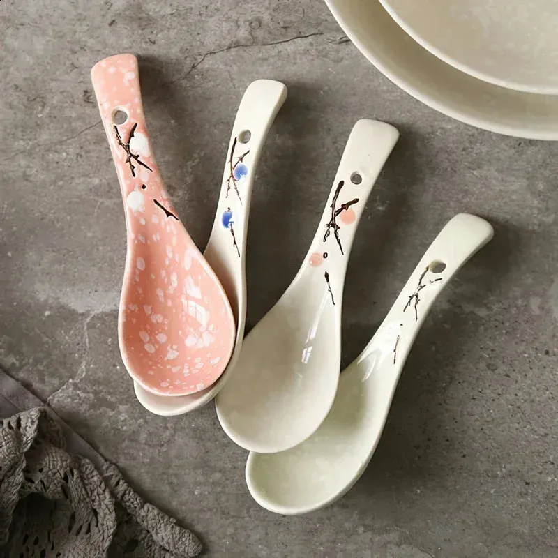 Bone China Dinnerware Spoon   Porcelain Soup Ladle... 