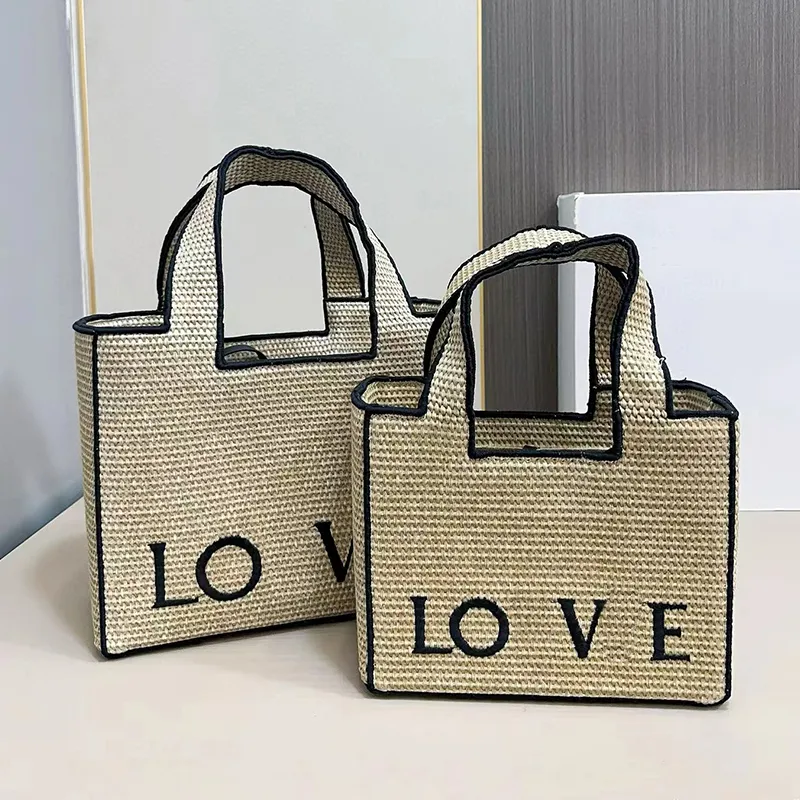 Borsa A Tracolla In Paglia Intrecciata Estiva Da Donna, Pochette Da Spiaggia - Italia - 9