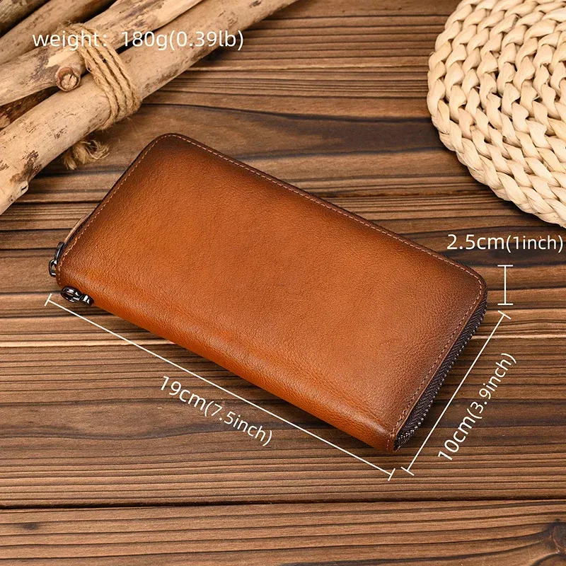 DHgate.com:Genuine Leather Long Wallet for Men - Crazy Horse DHgate.com:Genuine Leather Long Wallet for Men - Crazy Horse