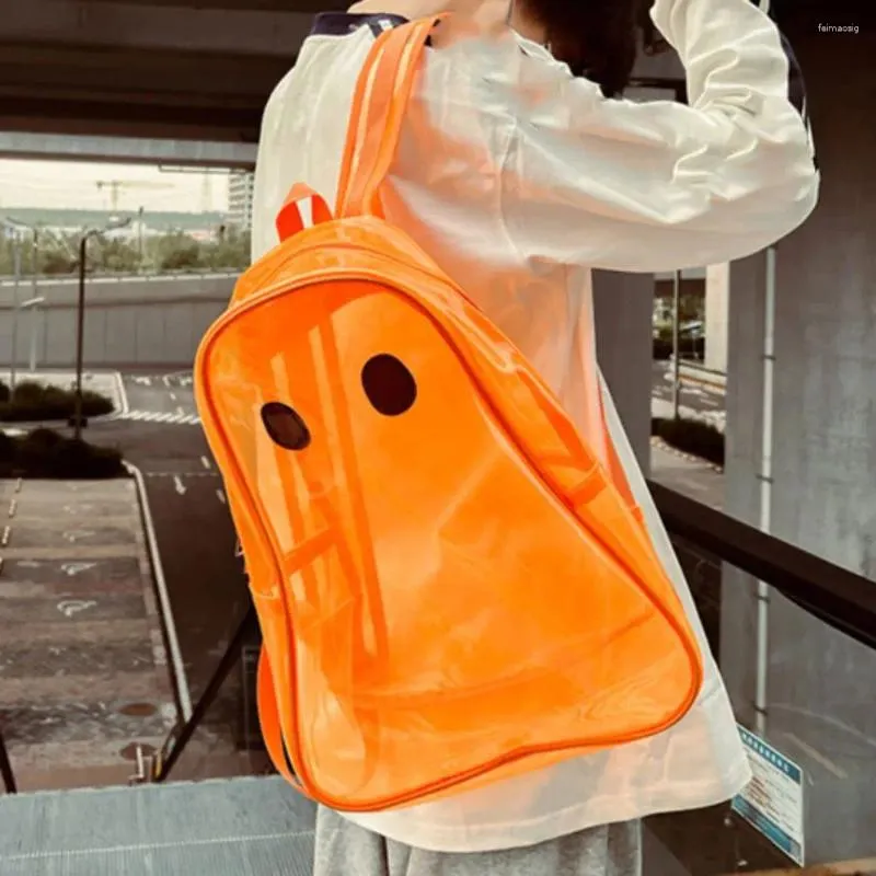 Large Capacity Transparent PVC Cute Clear Backpacks With Zipper For Students Ideal For Halloween And Candy Colors From Feimaosig 21.13 DHgate.Com