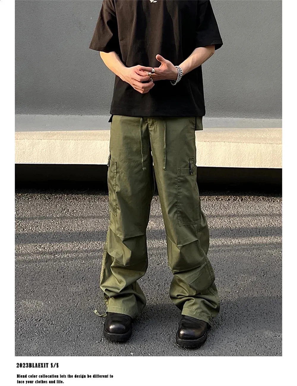 Mens Army Green Cargo Pants With Multi Pockets Loose Fit, Casual Fashion For Summer, Autumn, And Street Style Y2K Style With Straight Legs And Wide Wide Leg Cargo Trousers Style W240827 From Keng02, $37.23 | DHgate.Com Mens Army Green Cargo Pants With Multi Pockets Loose Fit, Casual Fashion For Summer, Autumn, And Street Style Y2K Style With Straight Legs And Wide Wide Leg Cargo Trousers Style W240827 From Keng02, $37.23 | DHgate.Com