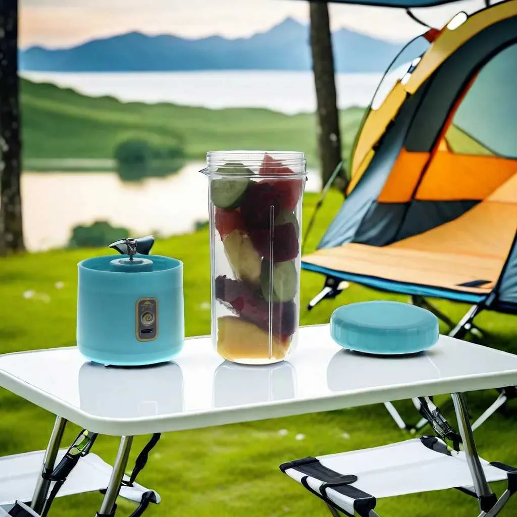 Crystal White Mini Portable Juice Blender 500ml From