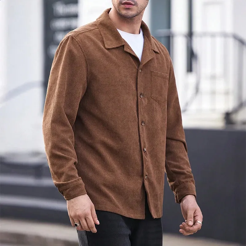 (超希少)vale nci uo rudy Codyroy jacket Xysaqa Men's Corduroy Shirt Jacket Double Sided Wear Coat