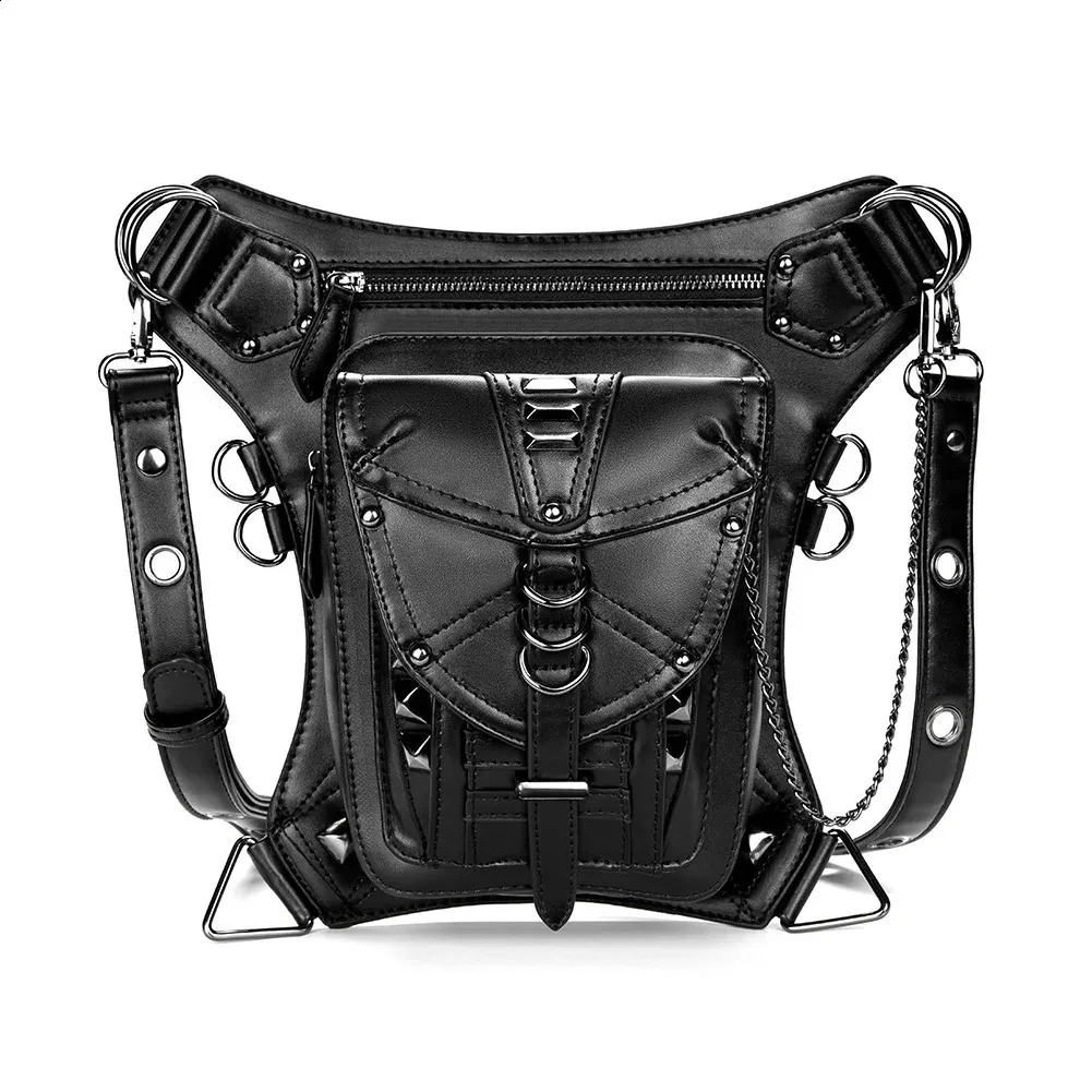 gothic steampunk waist Bag Valentoria Leather Hiking Messenger Bag Unbranded | Bags | Gothic Steampunk Waist Bag Valentoria  main image 4