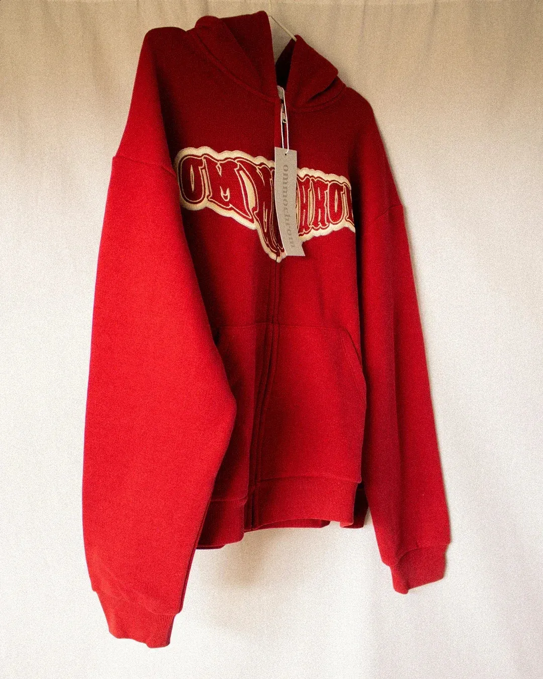 Oversized Graphic Zip Hoodie - Y2K Streetwear Style, Premium