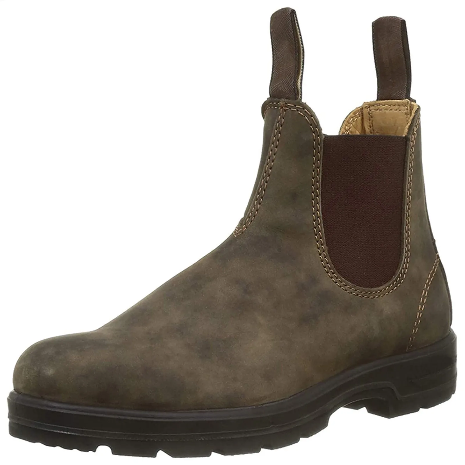 Bottines homme en daim doublées pour l'hiver et la marche_voghion.com