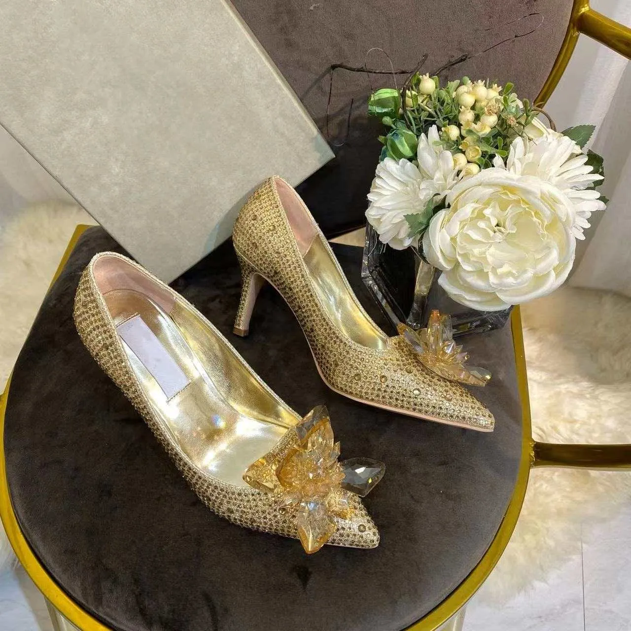 Wholesale Designer Wedding High Heels: Kitten Heel Gold Dress... At Only  $30.76 | DHgate.Com