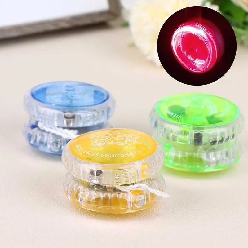 Glow in the Dark Pull String Yo-Yos - Fun Kids Toy with Light Up Action ...