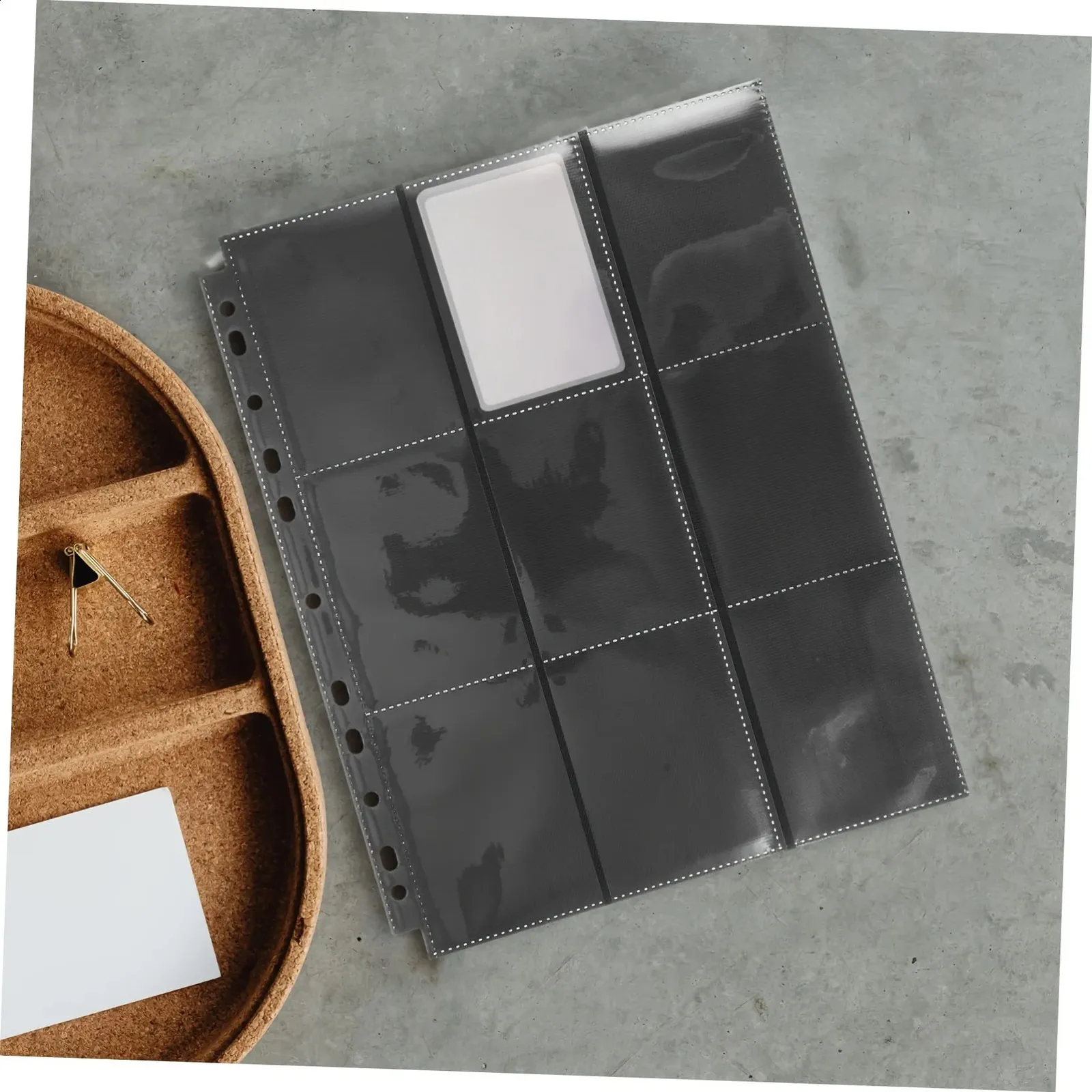 Trading Card Binder Sleeves with 11 Holes for Standard Size Sports Cards  Baseball Holder from Dhgate Binders - price 25.08