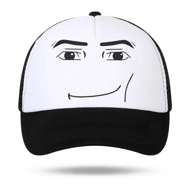 Save Big on Bulk Roblox Baseball Hat Fashion Personalized Anime Robot  Robloxs Face Baseball Cap Kids Kid Adjustable Trucker Hat Sports Snapback  Caps