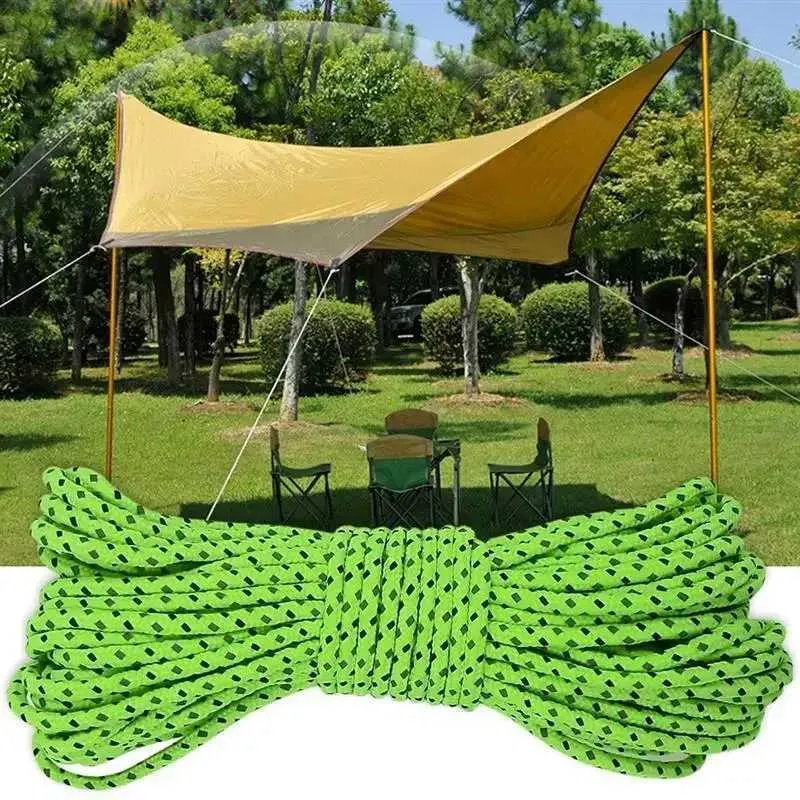 Premium 10m Luminous Tent Cord: Reflective Nylon Rope for Camping ...