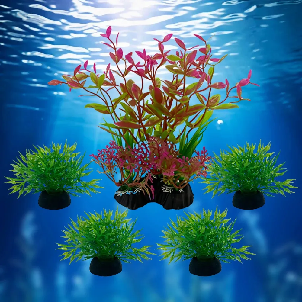 fish tank accessories nd Mechpia 13 Pieces Aquarium Decorations Kit, Decorations Set Small Resin Castle and Rockery Betta Fish Cave Hideout Coral Artificial Plastic Plants Ornament : Pet Supplies highly functional home for your pet fish with the Top Fin Easy Clean 3 Gallon Indulge Aquarium Unique Bargains Aquarium Fish Net