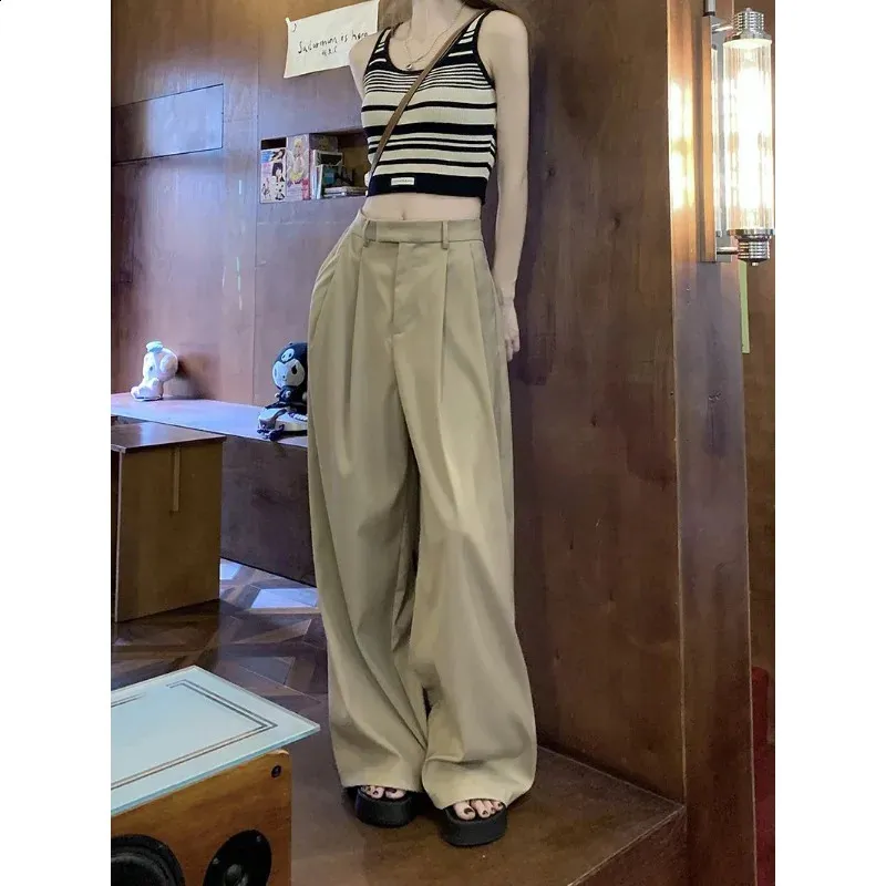 【タグあり】ETTE LOOSE WIDE PANTS Japanese Wide-leg Pants Men Extra Baggy Cotton Linen