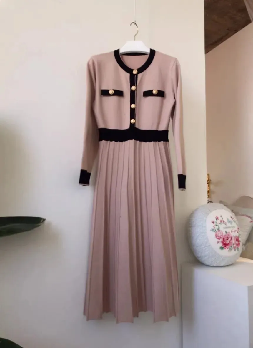 chinese dress ladies IWEMEK Women's Fall Winter Sweater Dress Long Sleeve Square Neck Striped  Pleated Ruffle Midi Dress Knit Dress Apricot S at Amazon Women's Clothing  store main image 0