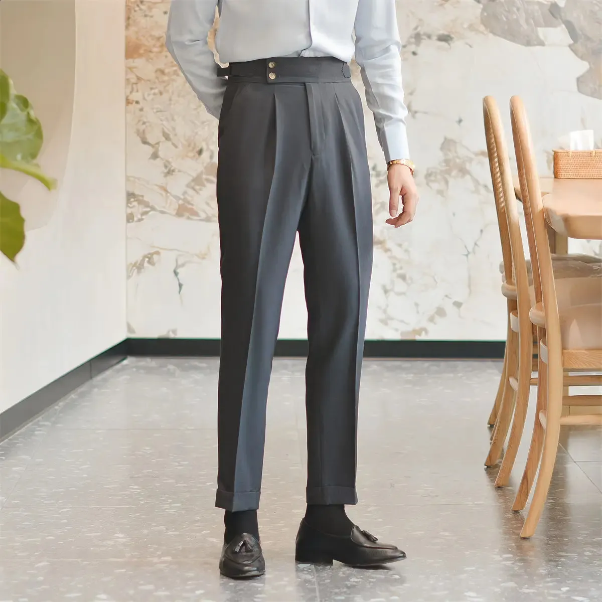 High End Mens Suit Pants Elegant Business Casual Straight Pants White  Naples Cut Dress Mens Trouser Groom Wedding Dress Evening Gown 240828 From  Charm_clothes, $34.98 | DHgate.Com