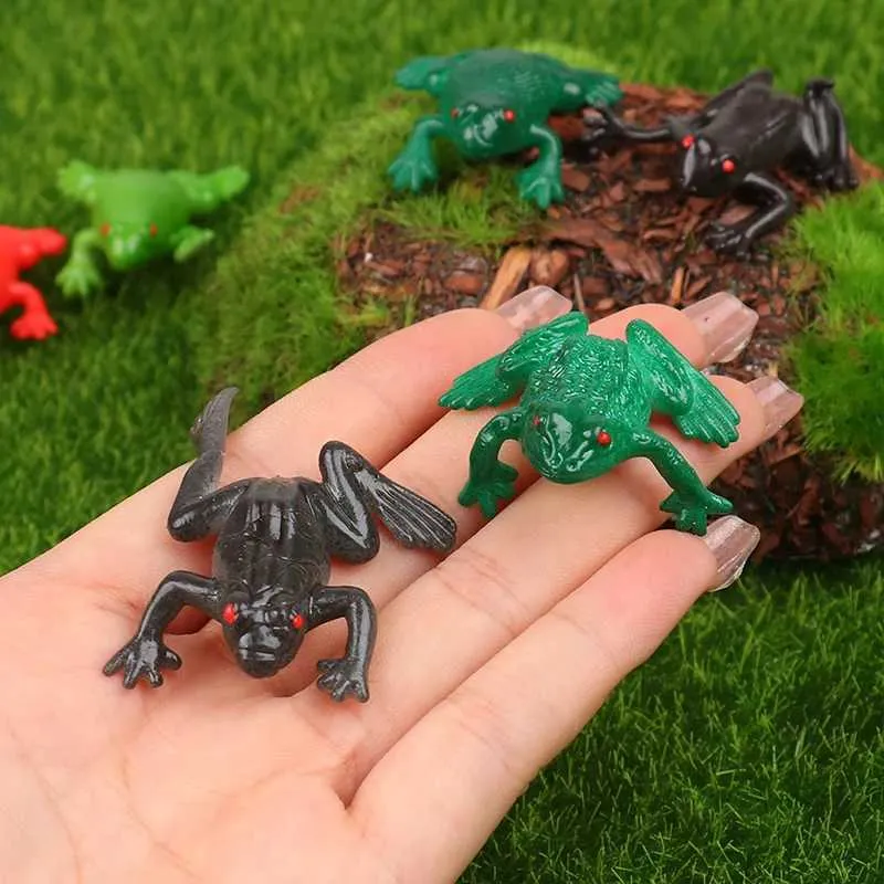Orecchini pendenti a forma di rana – Acrilico riciclato, regalo per gli amanti dei rospi (2,5 cm) - Italia