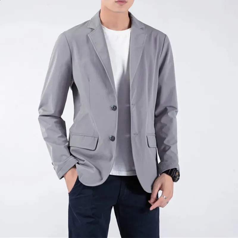 Save Big on Bulk 100% Cotton Men's Jacket Spring Suits For Men: Lightweight  Cotton Casual Jacket, Solid Color, Single Breasted Lapel, Versatile