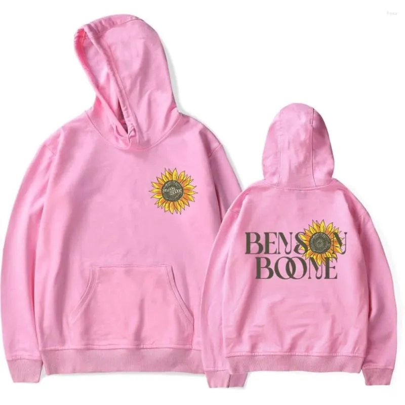 Sweat à Capuche Homme Benson Sunflower Hoodie Hip Hop - Col Rond Poches Kangourou