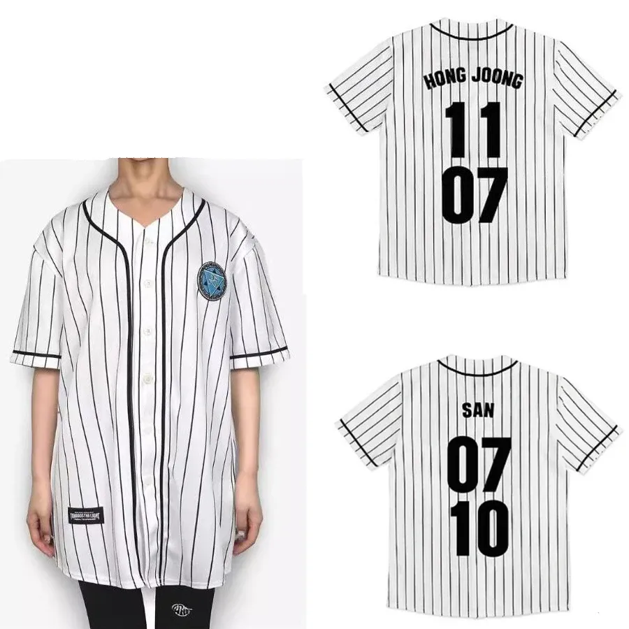 ATEEZ ヨサン baseball jersey ユニフォーム 北米　US 2024 Ateez World Tour Baseball Jersey