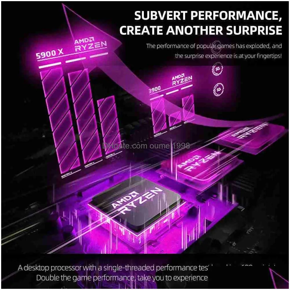 DHgate.com:AMD Ryzen 9 5900X 12-Core 24-Thread Processor - 3.7 GHz 