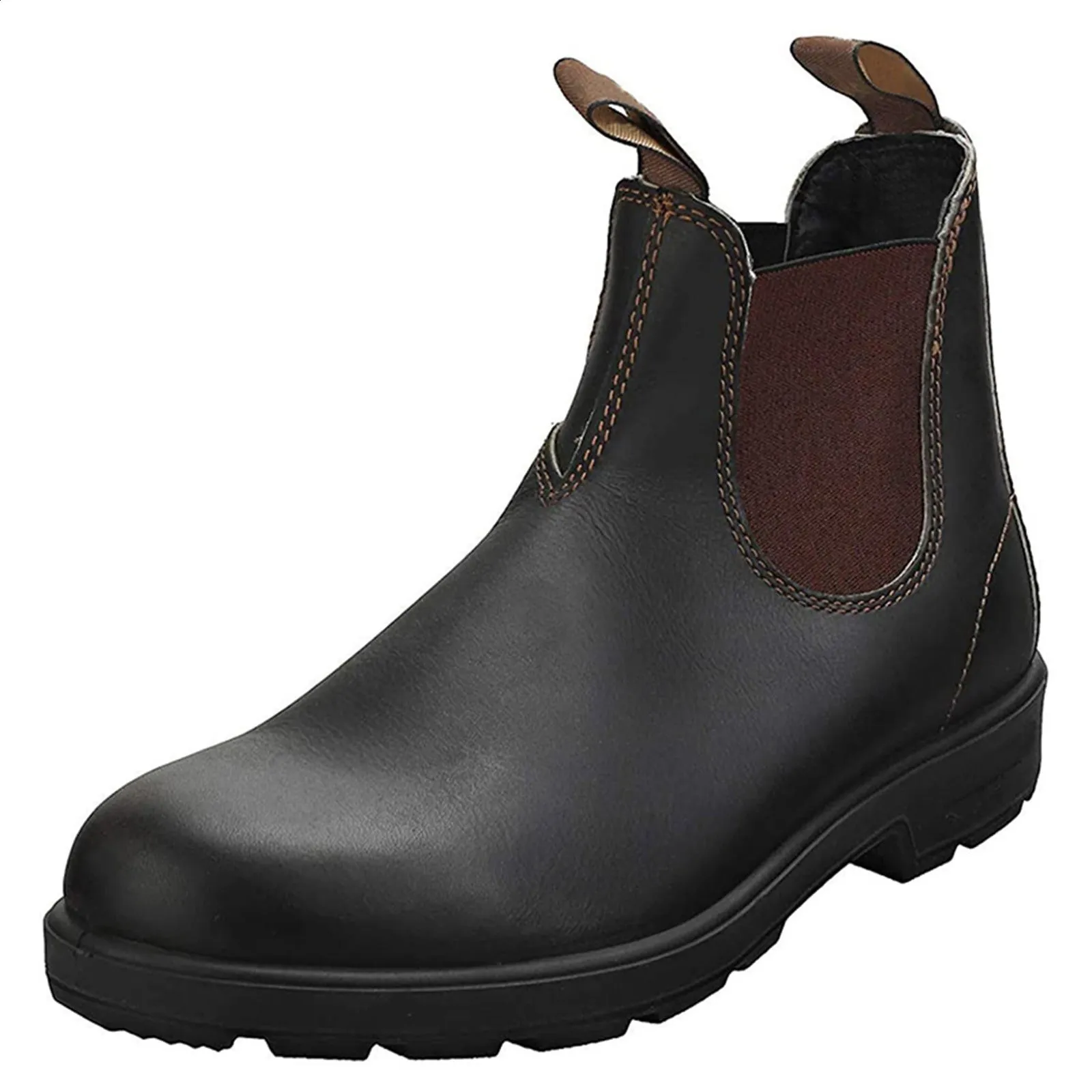 Bottines homme en daim doublées pour l'hiver et la marche_voghion.com