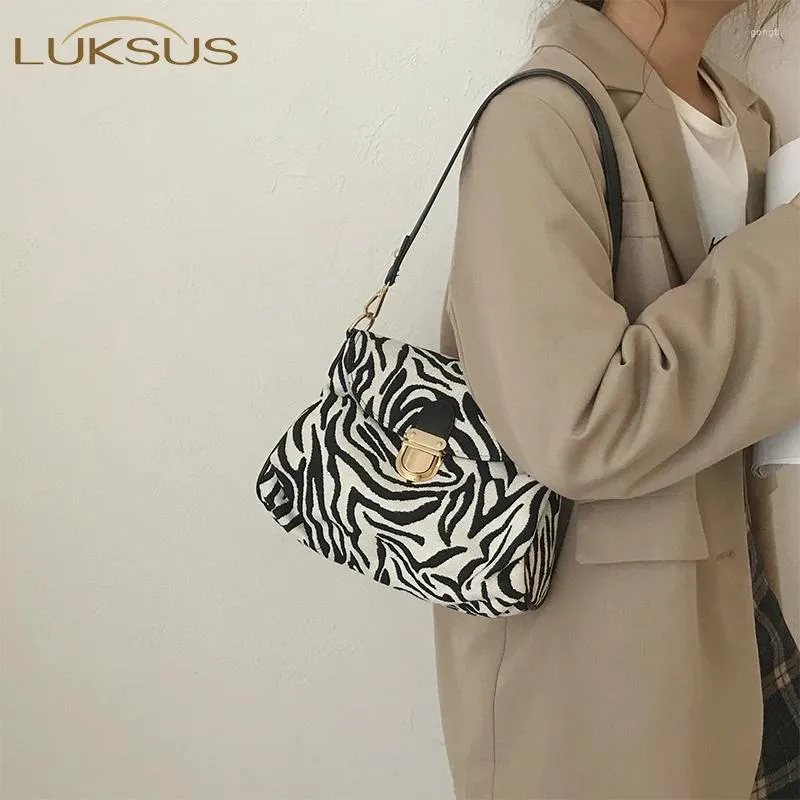 LUKSUS Designer Houndstooth Leopard Zebra Baguette Cute Shoulder Purses For Women Fashionable Messenger Torebka Damska Sac Femme 2024 From Gongti 37.98 DHgate.Com