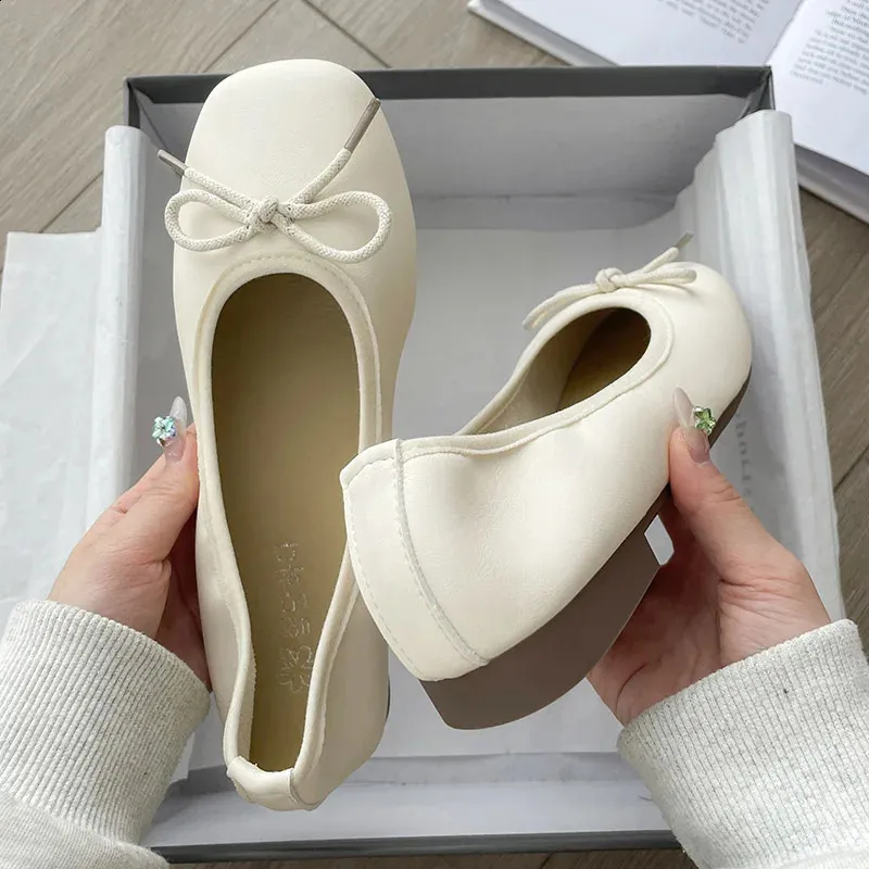 Ballet Flats Bailarinas Butterfly Shoes Woman Comfortable And