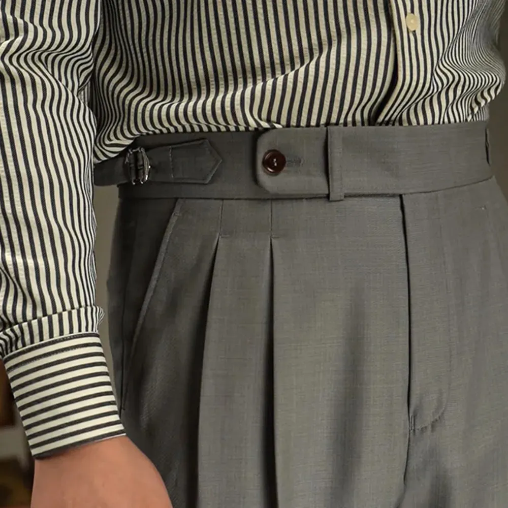 white christmas dresses Riviera by Jack Victor- Traveler Dress Pant in Mid Blue 44 main image 1