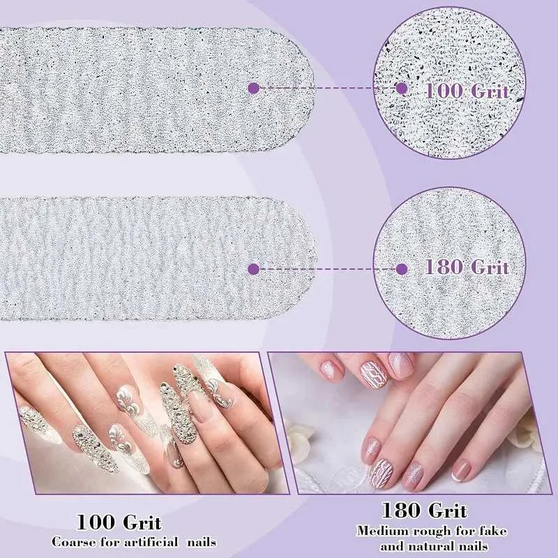 12 Stück Mini-Nagelfeilen, Doppelseitig & Wiederverwendbar – Schwarz, 9 Cm, Für Natürliche & Künstliche Nägel