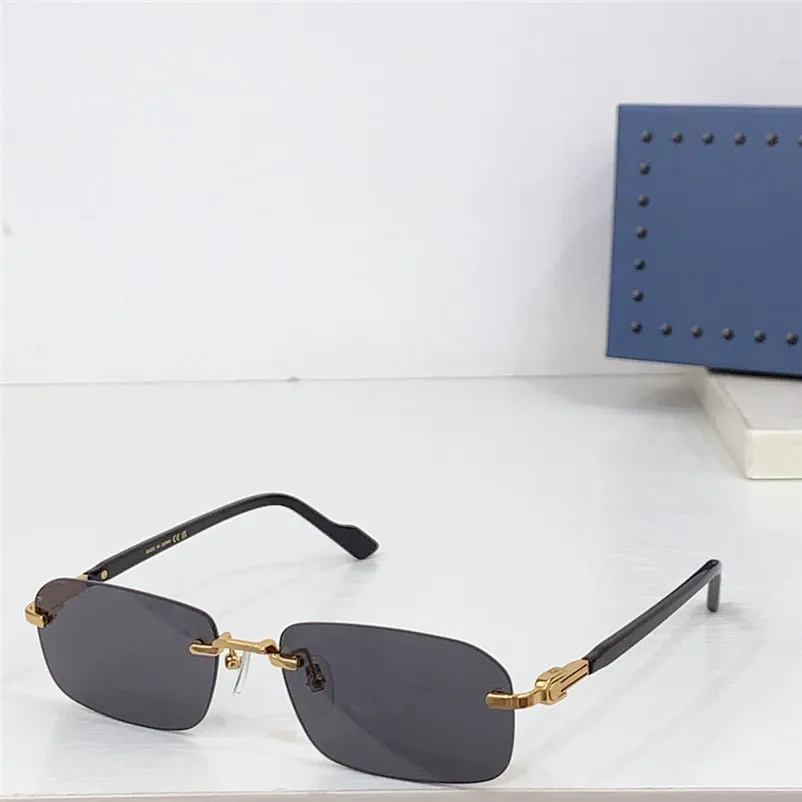 UV400 Sunglasses: Chic Rimless Square Sunglasses With  display picture 3