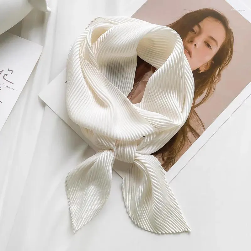 Luxury Satin Square Scarf 70cm Silk Neckerchief for Women, Premium  Quality, Shop Now!