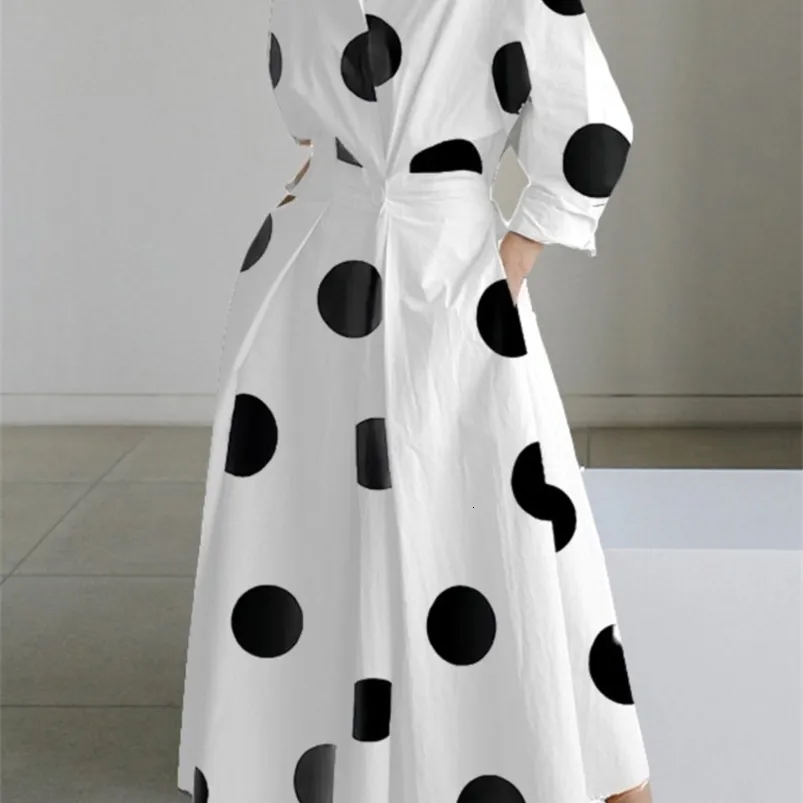 white long sleeve button up dress Miss Circle Women's Gabriella White Cotton Eyelet Button Up Long Sleeve Shirt Dress main image 1