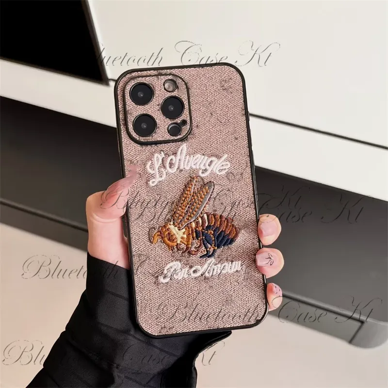 Embroidered Pattern Phone Case For IPhone Premium Protective