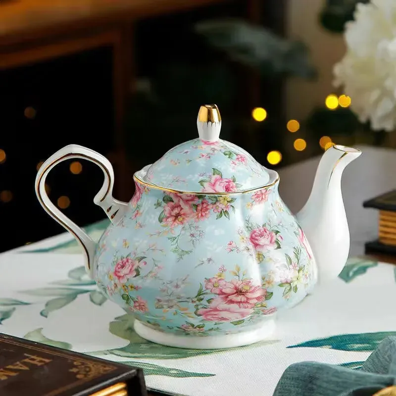 Save Big on Bulk Bone China Tea Coffee Set 900ML European Bone China Teapot  Set: Elegant Afternoon Tea Experience For Families Best Deals on DHgate