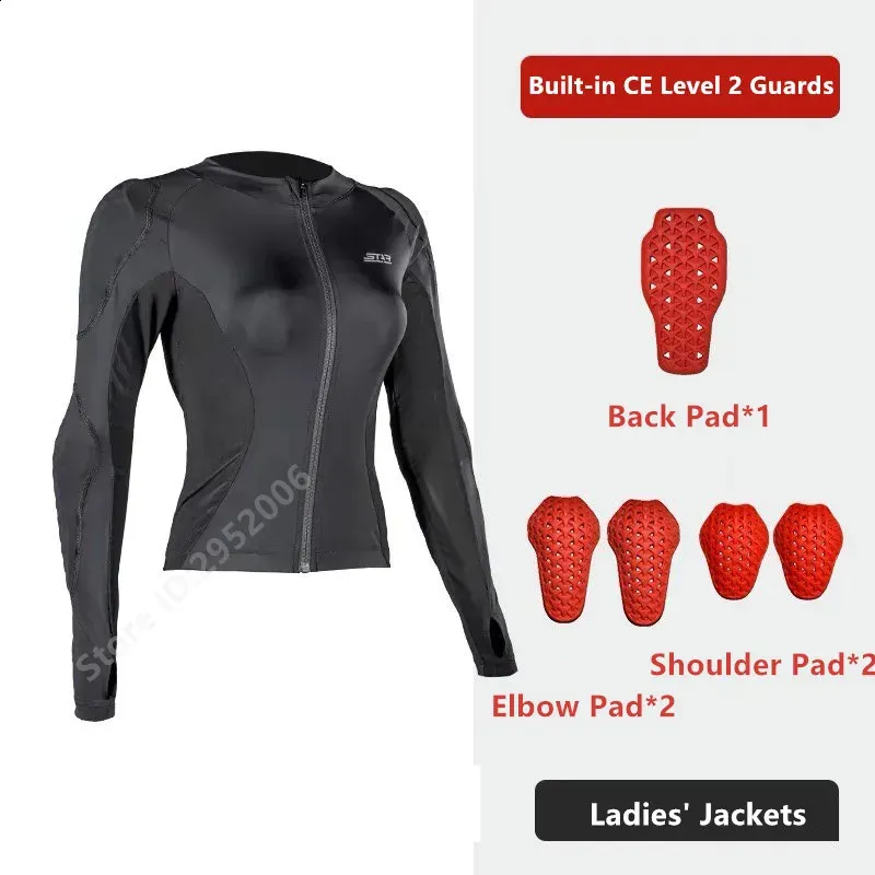 Womens Full Body Armor Jacket With CE Level 2 Guards From