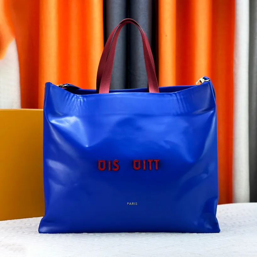 Elegant Leather Tote Bag Womens Designer Handbag, Large Shoulder