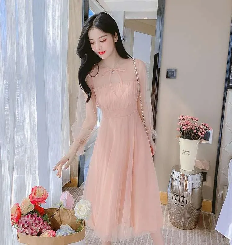 green emerald velvet dress Luna Maxi Dress Dusty Rose/Light Brown / M main image 1