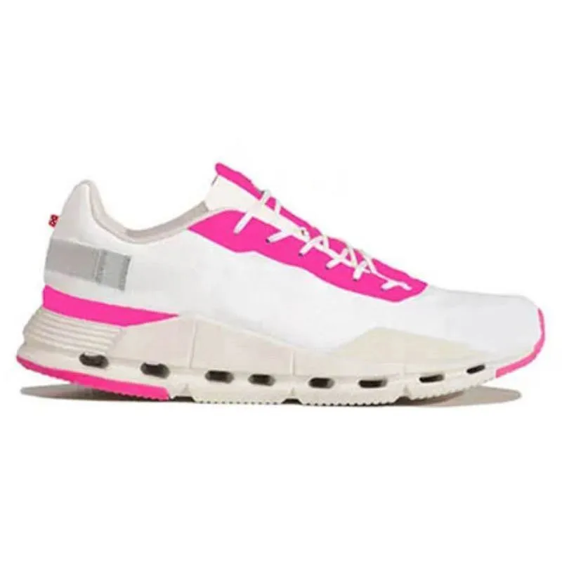 nike training renew fusion trainers in white and pink
