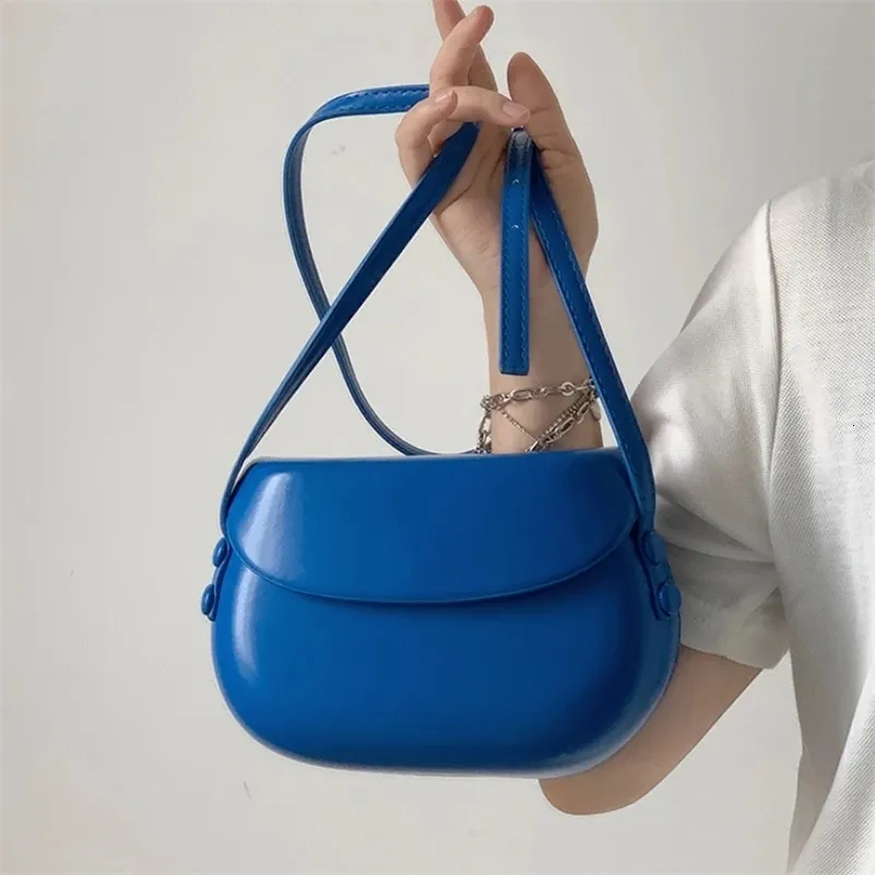 Save Big on Bulk Saddle Bags Purses Ladies Small Messenger Bags Candy Color  Saddle Shoulder Bag, Leather Crossbody Saddle Bag Portable Clutch Purse