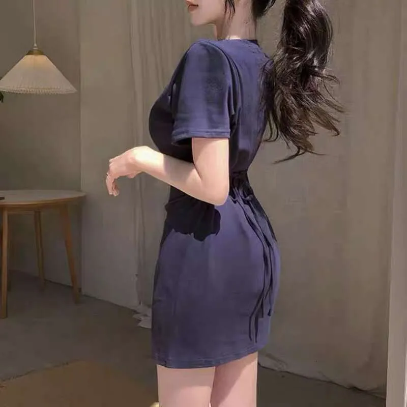 slim fit dress slacks Dewlily Puff Sleeve Dress Korean Fashion Teens 20s 30s Cute Date A-Line Office Style Off Shoulder Plain Simple main image 0