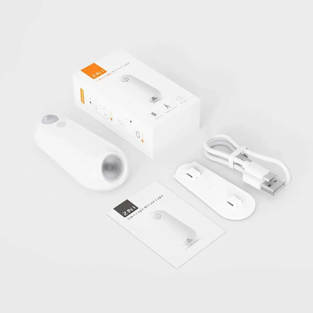 Luz Nocturna Para Inodoro Con Sensor Movimiento - LED RGB, Carga USB, Proyección Estrellas, 2 Unidades